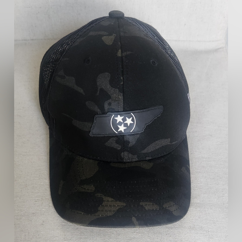 Branded Bills Tennessee Vintage Curved Stretch Trucker Hat